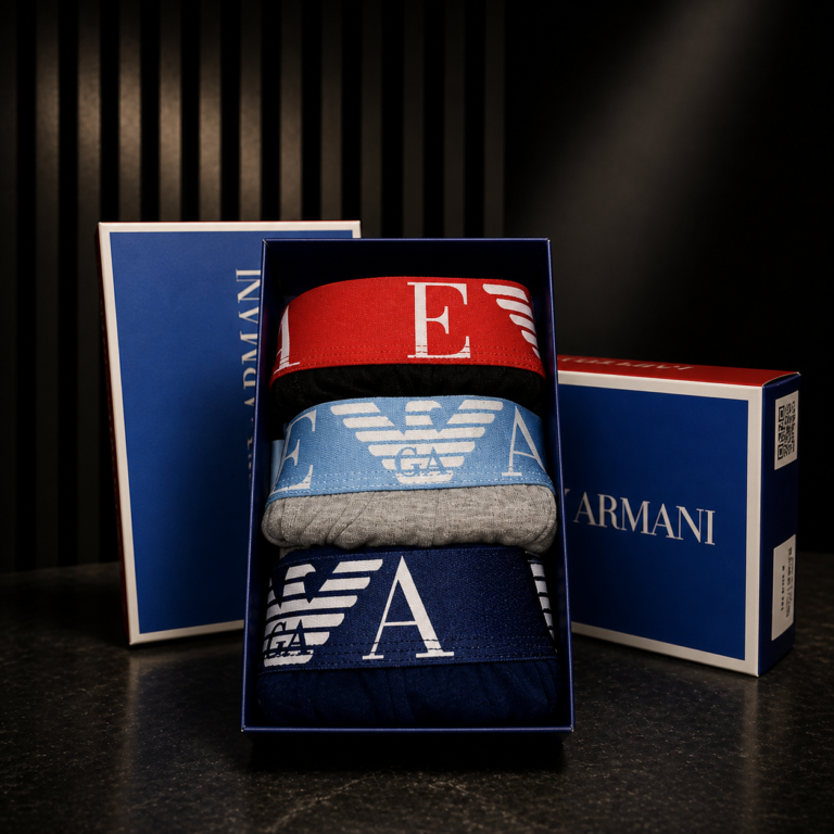 Emporio Armani V Мъжки Боксерки x3