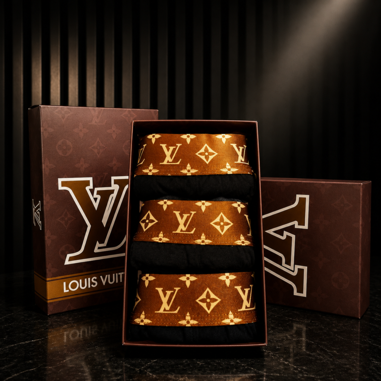 Louis Vuitton III Мъжки Боксерки x3